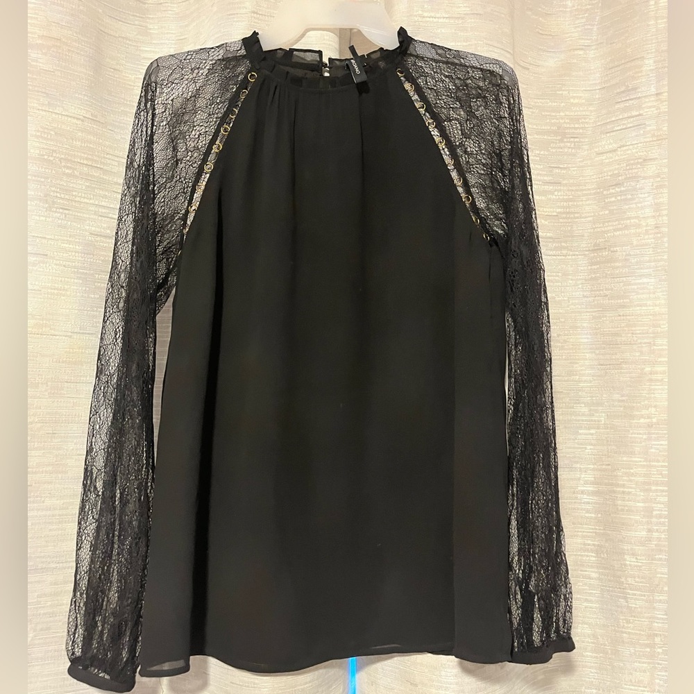 Marciano Silk & Lace Blouse